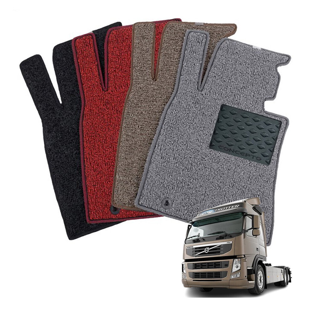 컨셉토디자인 엣지확장형 코일매트 볼보트럭 FM FMX 운전석1P