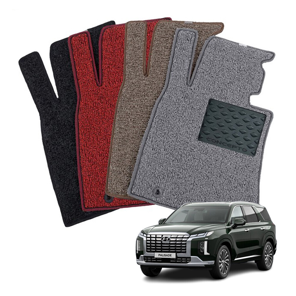 컨셉토디자인 엣지확장형 코일매트 팰리세이드 운전석1p (2019-2024)