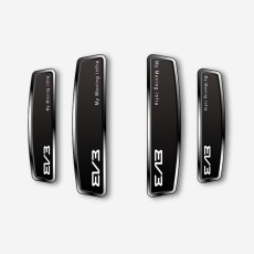 블랙 쉴드 엠블럼 도어가드 EV3