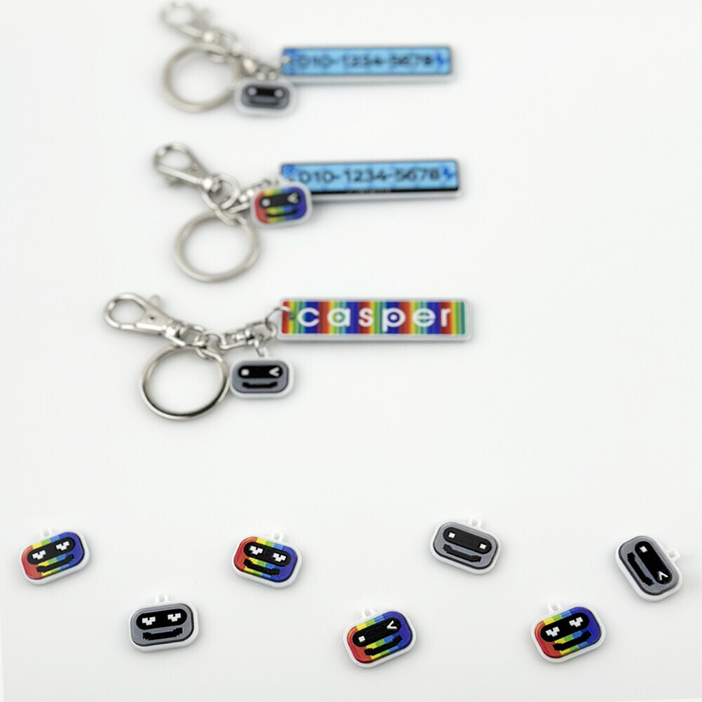 닥쏘오토 자동차 번호판 키링 캐스퍼 일렉트릭 전용 열쇠고리