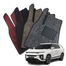 컨셉토 프리미엄 뉴코일 트랩매트 쌍용 신형 액티언 1열2열 세트 (하이브리드 호환)