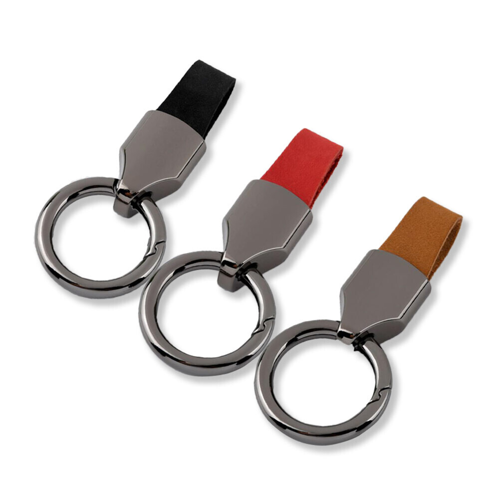 컨셉토 자동차 키링 천연가죽 스웨이드 원터치링 열쇠고리 스마트키고리