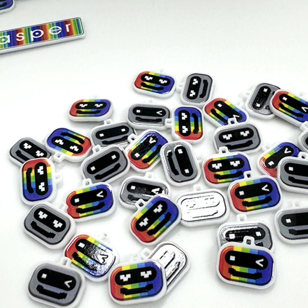 자동차 번호판 키링 캐스퍼 일렉트릭 전용 열쇠고리 기본형 (마스코트키링 포함)