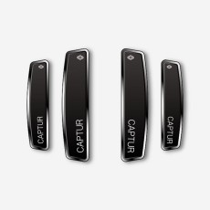 블랙 쉴드 엠블럼 도어가드 캡처