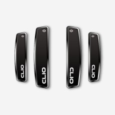 블랙 쉴드 엠블럼 도어가드 클리오