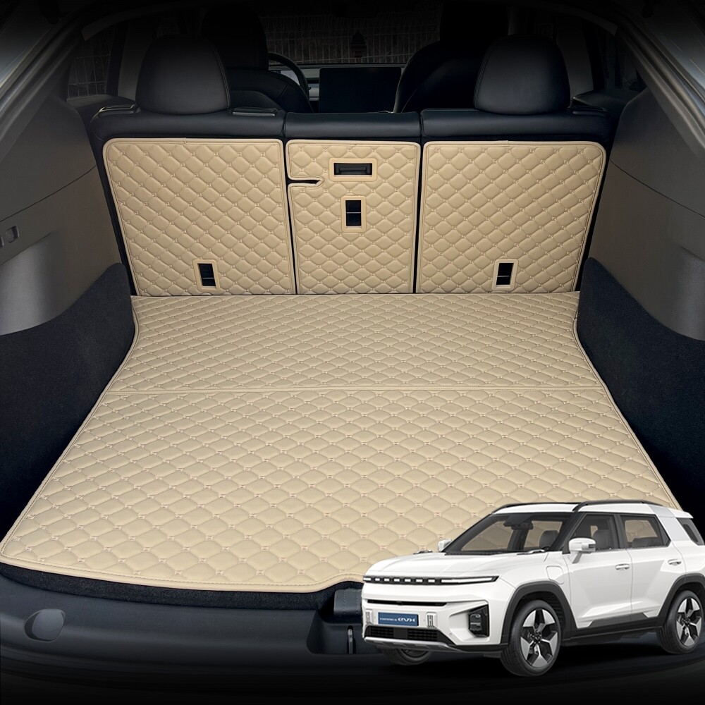 컨셉토 가죽 퀼팅 토레스 EVX 전용 등커버 트렁크매트 세트