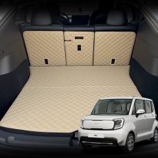 컨셉토 가죽 퀼팅 레이 더뉴 레이 레이EV 전용 등커버 트렁크매트 세트 (스탠다드 등급 호환 불가-2열 일체형 시트 불가)