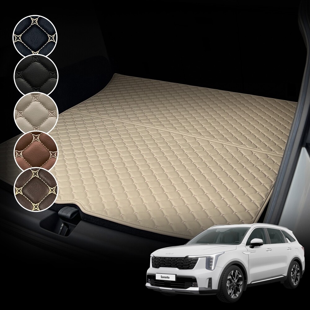 컨셉토 가죽 퀼팅 더 뉴 쏘렌토 MQ4 전용 트렁크매트