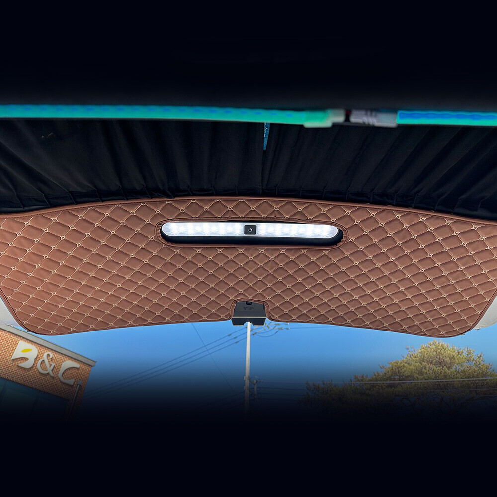 컨셉토 3D 가죽 퀼팅 싼타페MX5 전용 풀커버 사이드트렁크 매트 세트