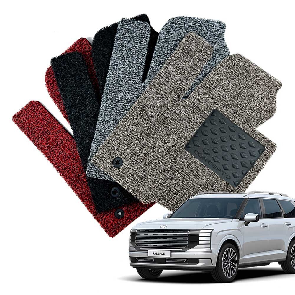 컨셉토디자인 확장형 코일매트 디 올뉴 팰리세이드 LX3 1열2열 세트 (2025.1~)