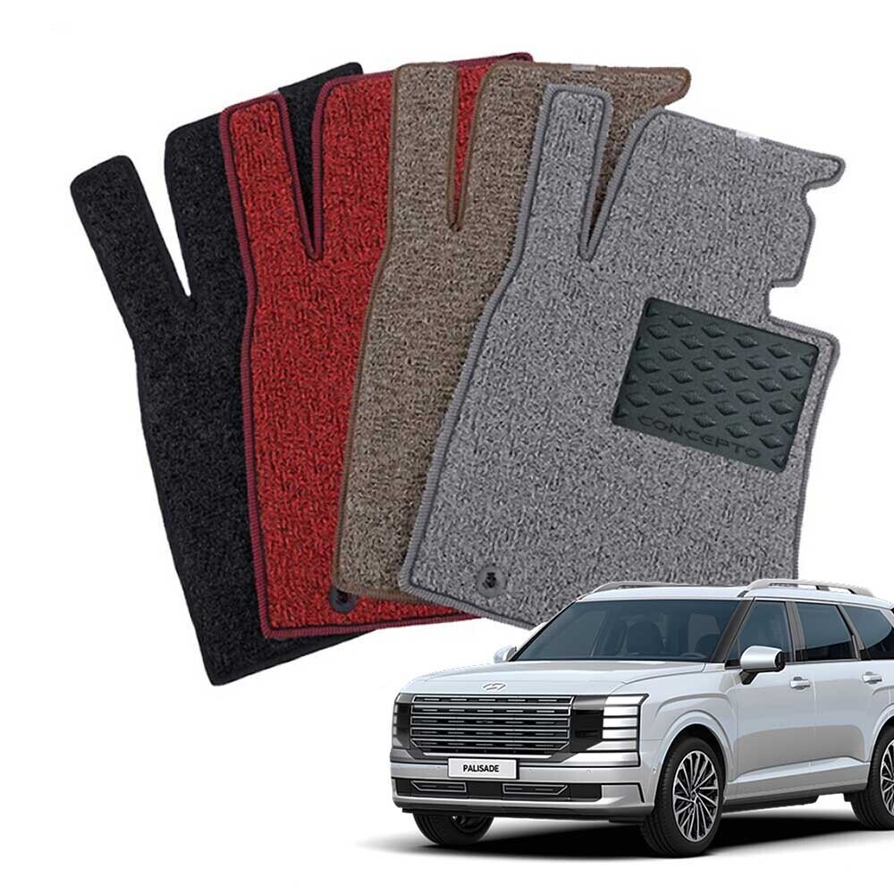 컨셉토디자인 엣지확장형 코일매트 디 올뉴 팰리세이드 LX3 운전석1p (2025.1~)