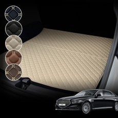 컨셉토 가죽 퀼팅 제네시스 G90 전용 (EQ900 호환) 트렁크매트 (2015~2021년)