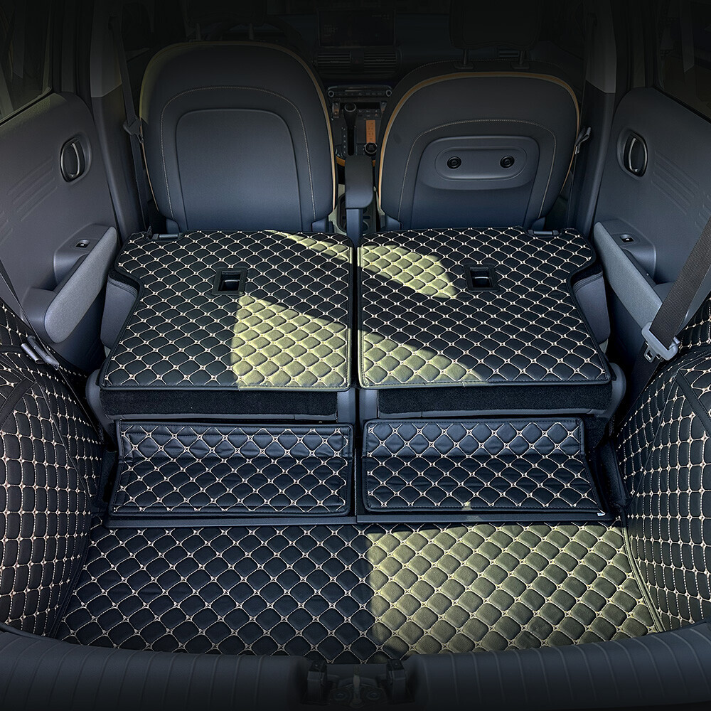 컨셉토 3D 가죽 퀼팅 풀커버 트렁크 매트 더뉴 캐스퍼(캐스퍼) 가솔린 전용 풀세트