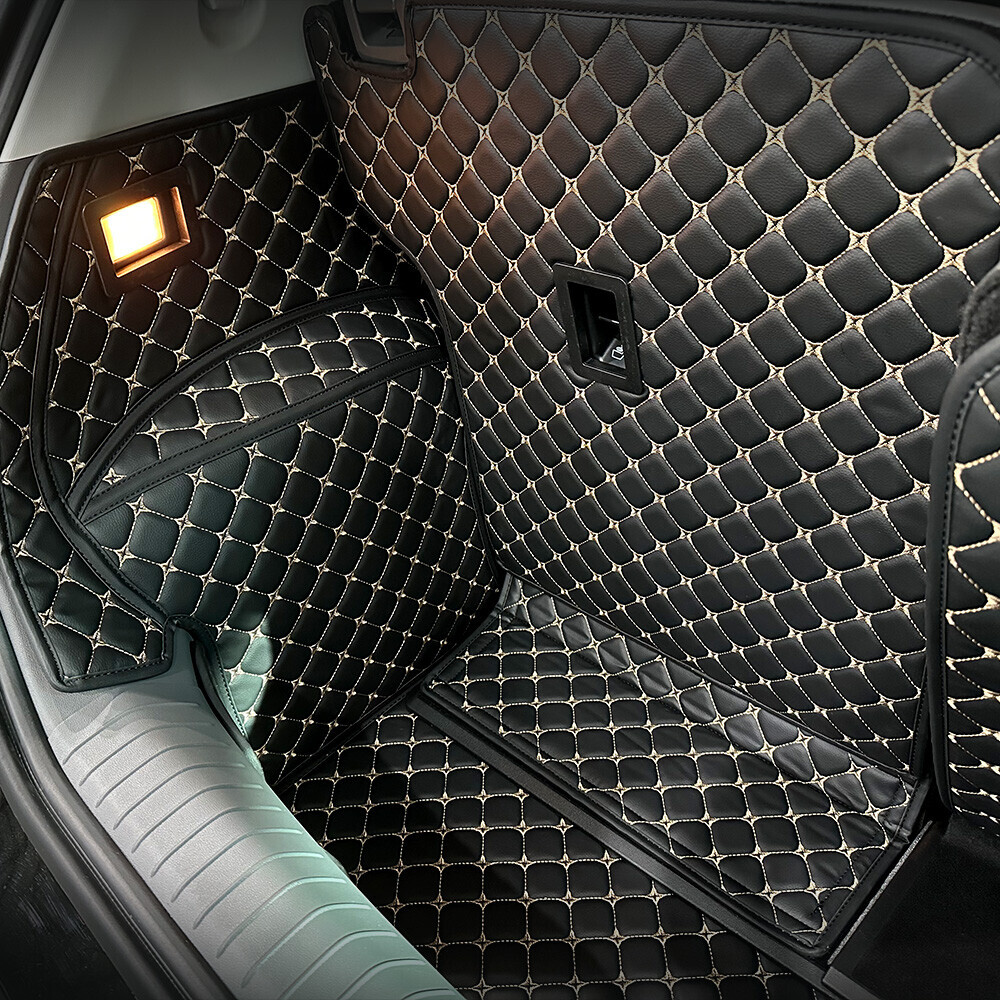 컨셉토 3D 가죽 퀼팅 풀커버 트렁크 매트 캐스퍼(더뉴 캐스퍼) 가솔린 전용 풀세트