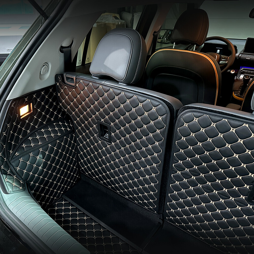 컨셉토 가죽 퀼팅 캐스퍼(더뉴 캐스퍼) 가솔린 전용 등커버 트렁크 매트