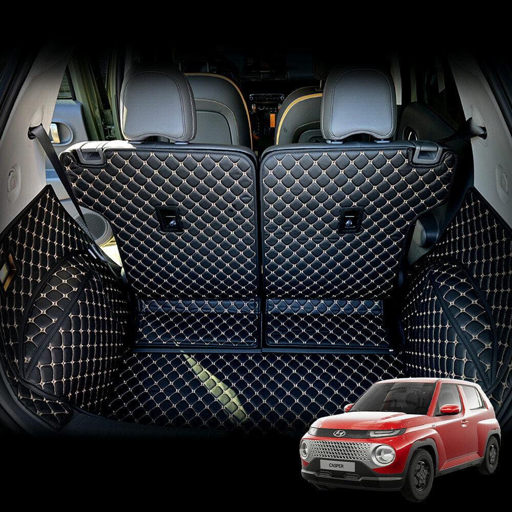 컨셉토 가죽 퀼팅 캐스퍼(더뉴 캐스퍼) 가솔린 전용 등커버 트렁크 매트