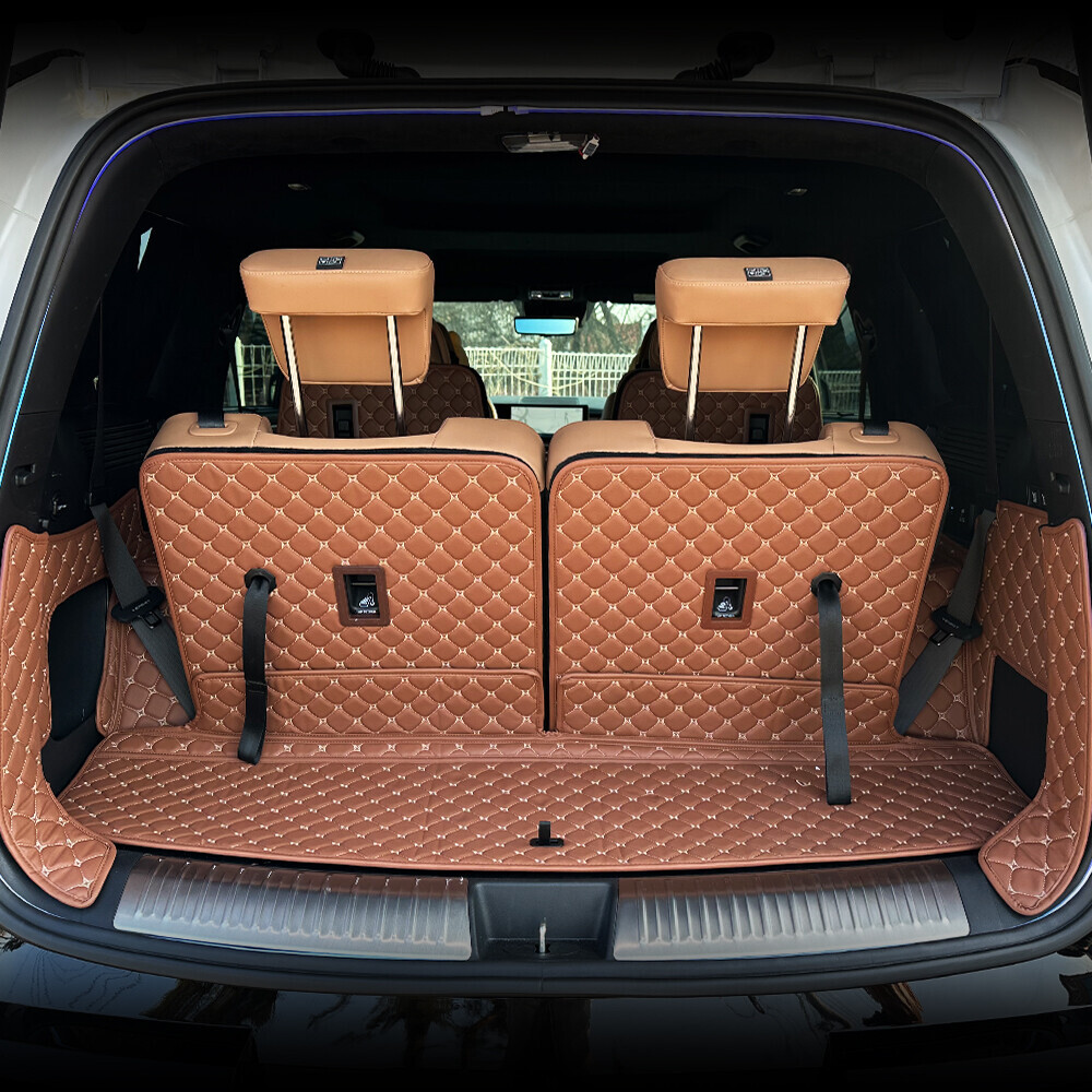 컨셉토 3D 가죽 퀼팅 풀커버 트렁크매트 싼타페MX5 전용 풀세트