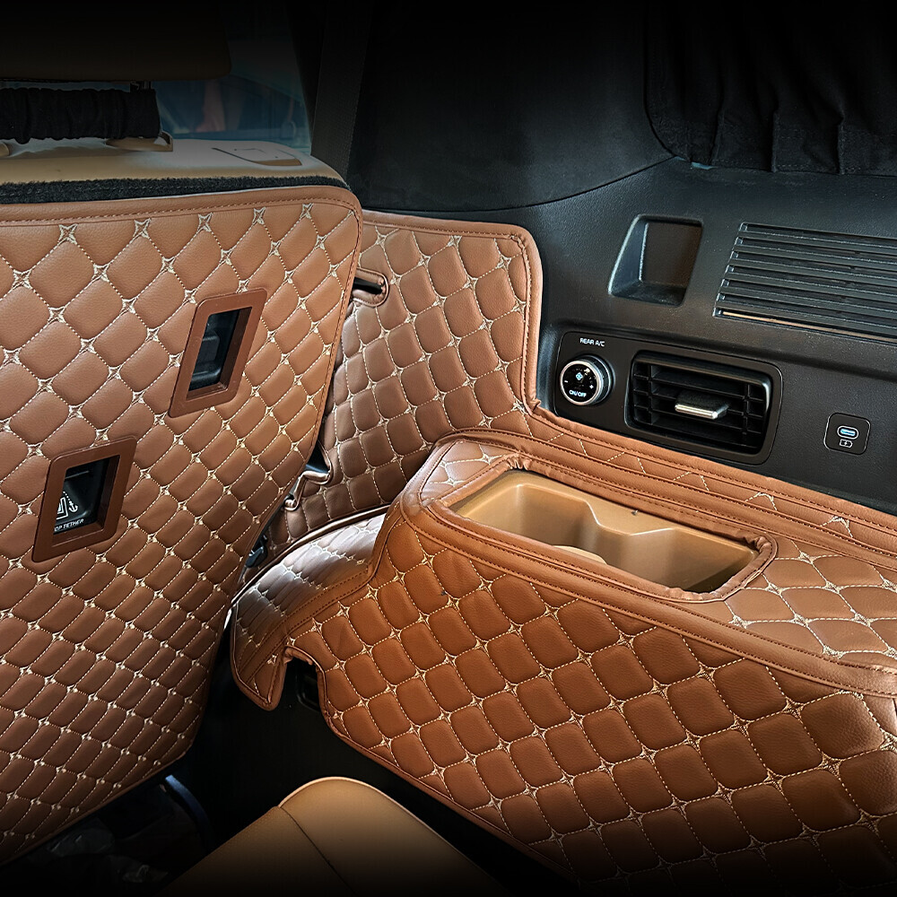 컨셉토 3D 가죽 퀼팅 싼타페MX5 전용 풀커버 사이드트렁크 매트 세트 (트렁크 도어 미포함)[단품]