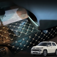 캐스퍼(더뉴 캐스퍼) 가솔린차량 전용 1열 2열 센터 콘솔 매트 (인스퍼레이션)