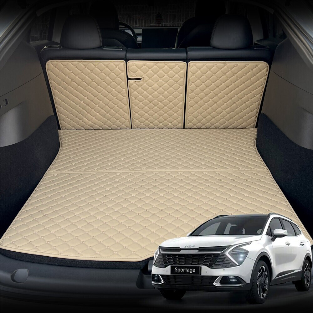 컨셉토 가죽 퀼팅 스포티지 NQ5 전용 등커버 트렁크매트 세트