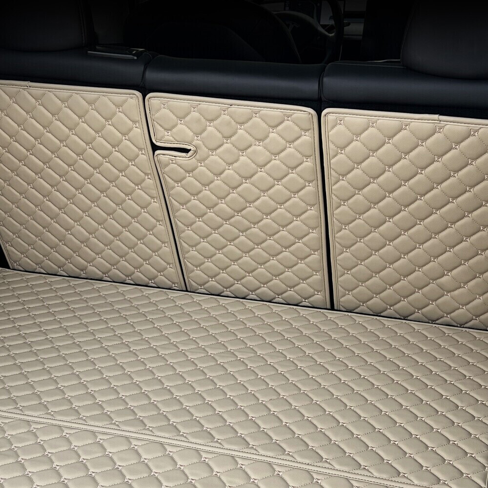 컨셉토 가죽 퀼팅 올뉴 모닝 전용 등커버 트렁크매트 세트