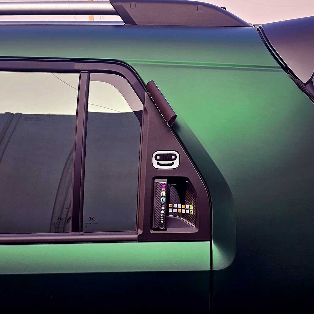 캐스퍼 일렉트릭 전용 카본스타일 에폭시 도어 핸드그립 (4ps 1set)