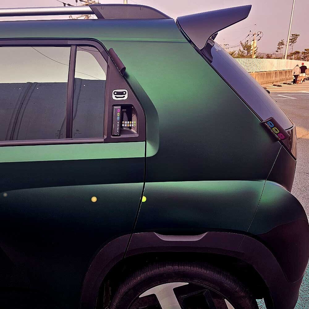 캐스퍼 일렉트릭 전용 카본스타일 에폭시 도어 핸드그립 (4ps 1set)