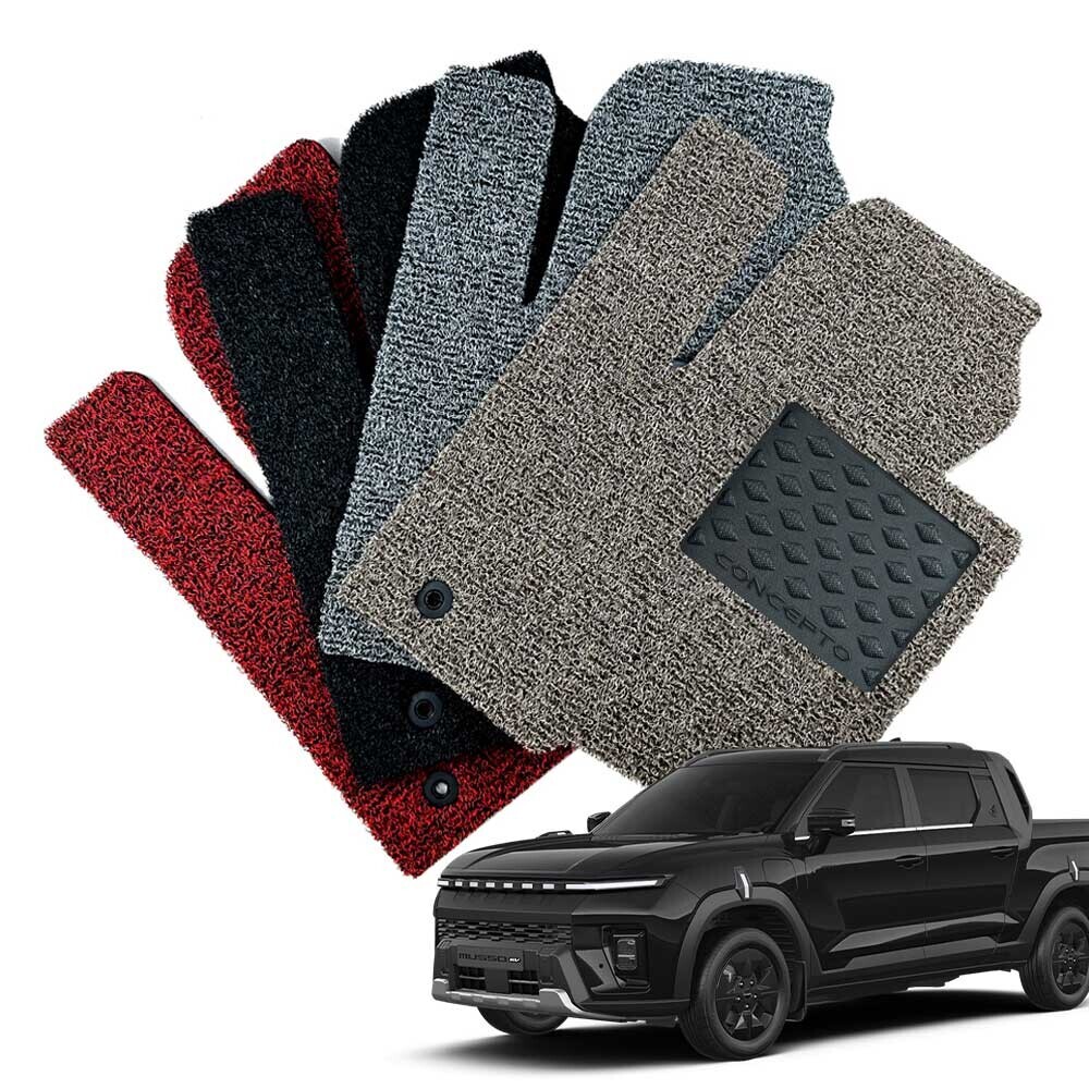 컨셉토디자인 확장형 코일매트 무쏘EV (2025~) 1열2열 세트