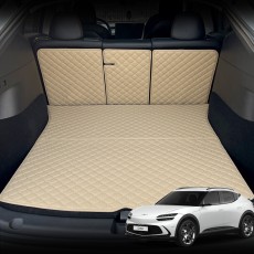 컨셉토 가죽 퀼팅 제네시스 GV60 전용 등커버 트렁크매트 세트