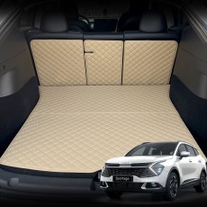컨셉토 가죽 퀼팅 스포티지 NQ5 전용 등커버 트렁크매트 세트