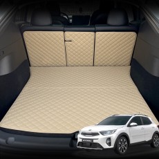 컨셉토 가죽 퀼팅 스토닉 전용 등커버 트렁크매트 세트