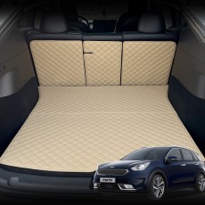 컨셉토 가죽 퀼팅 니로 전용 등커버 트렁크매트 세트