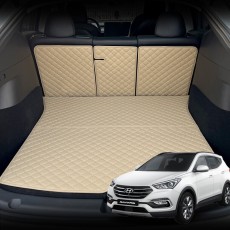 컨셉토 가죽 퀼팅 싼타페DM (프라임 공용) 전용 등커버 트렁크매트 세트