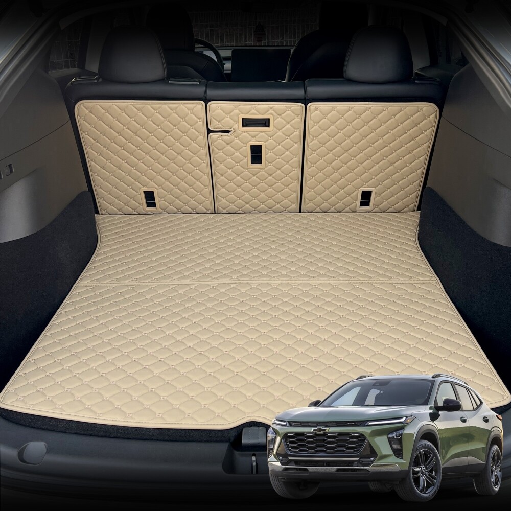 컨셉토 가죽 퀼팅 트랙스 크로스오버 (2023~) 전용 등커버 트렁크매트 세트