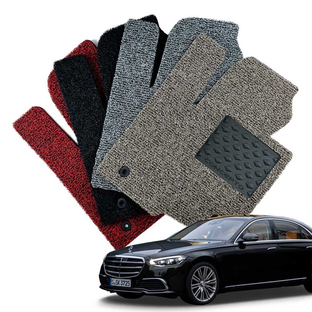 컨셉토디자인 확장형 코일매트 벤츠 S클래스 W223 롱바디 숏바디 전용 1열2열 세트(2021년~)