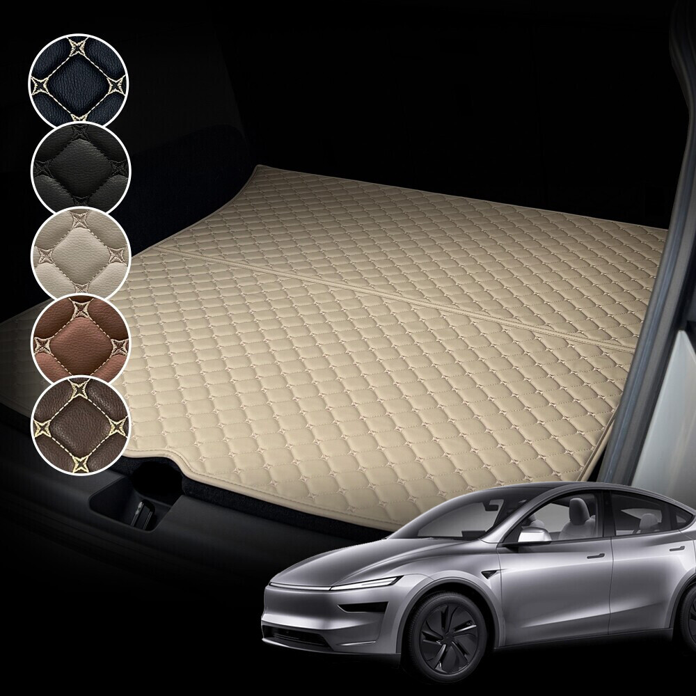 컨셉토 가죽 퀼팅 테슬라 모델Y 2025 주니퍼 전용 트렁크매트 (모델Y 2020~2024호환불가)