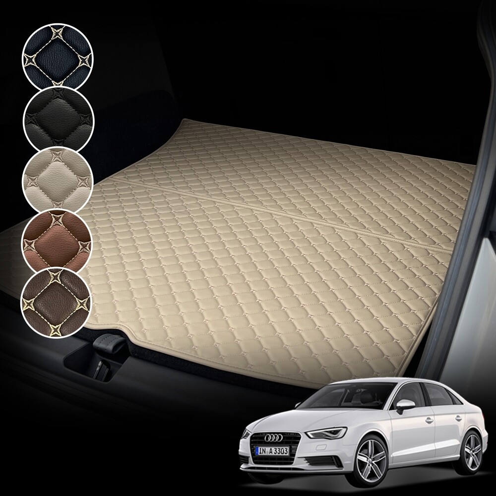 컨셉토 가죽 퀼팅 아우디 A3 전용 트렁크매트