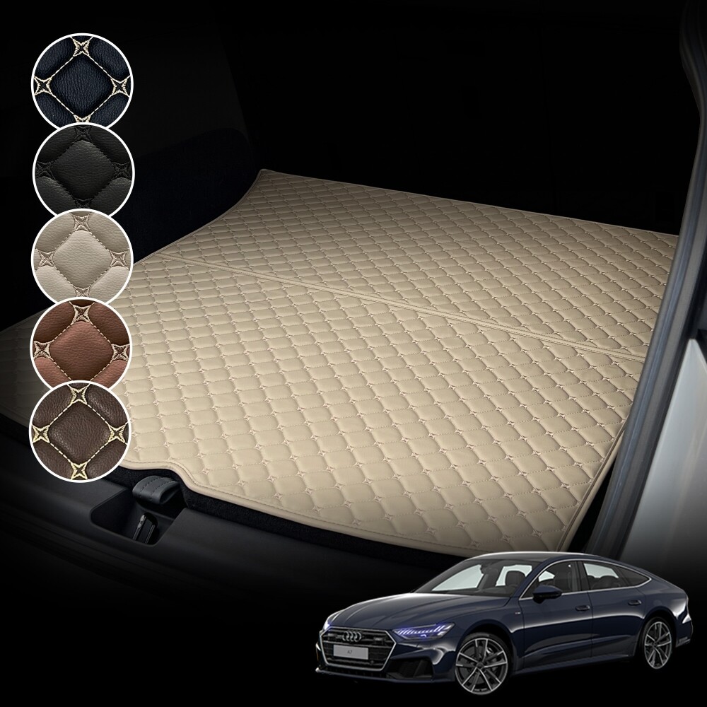 컨셉토 가죽 퀼팅 아우디 A7 전용 트렁크매트