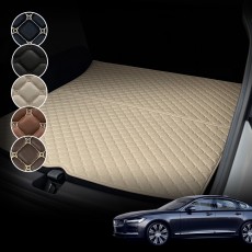 컨셉토 가죽 퀼팅 볼보 S90 전용 트렁크매트