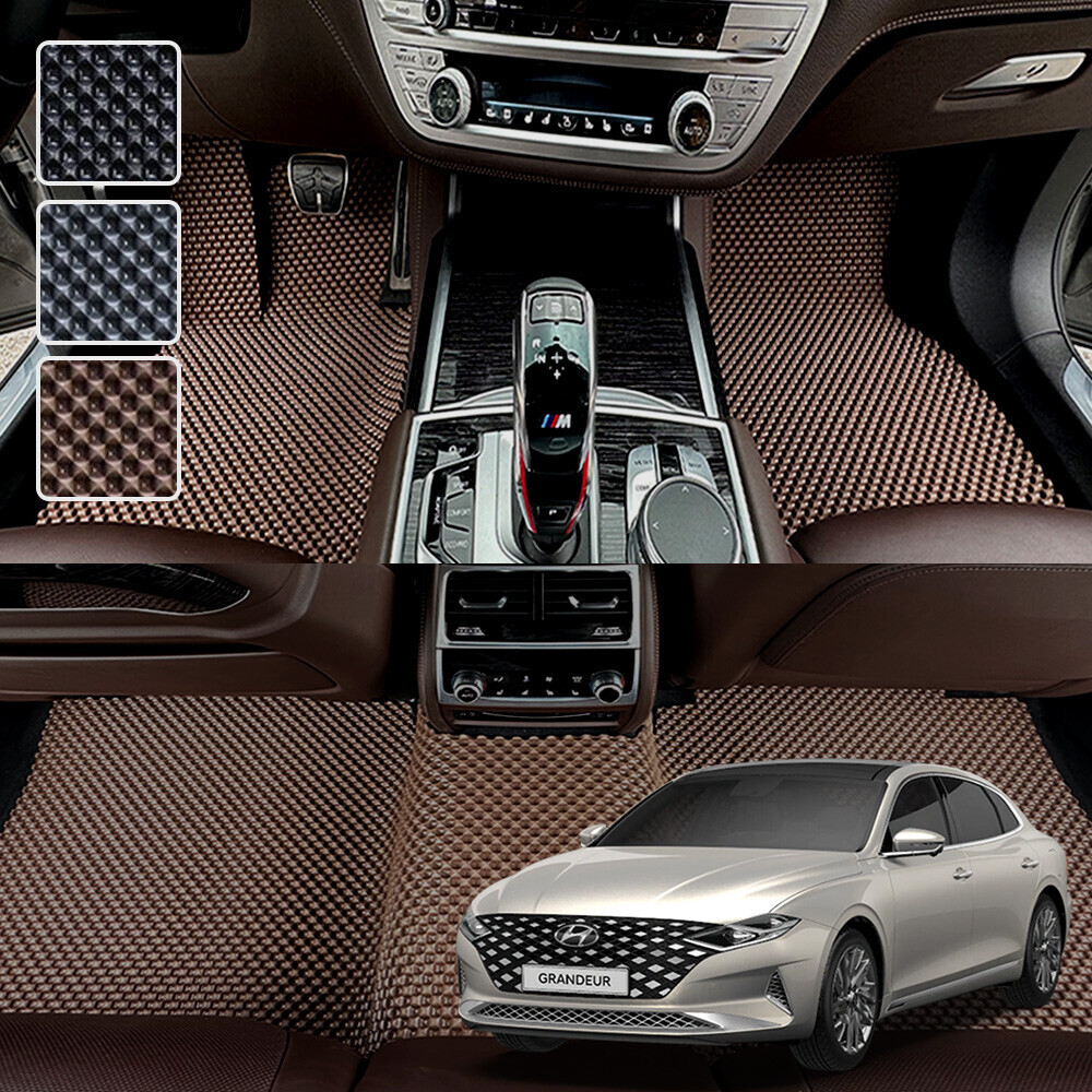 더뉴 그랜져IG FACE LIFT 포함 전용 3D 엠보싱 차세대 고무매트 1열2열 세트