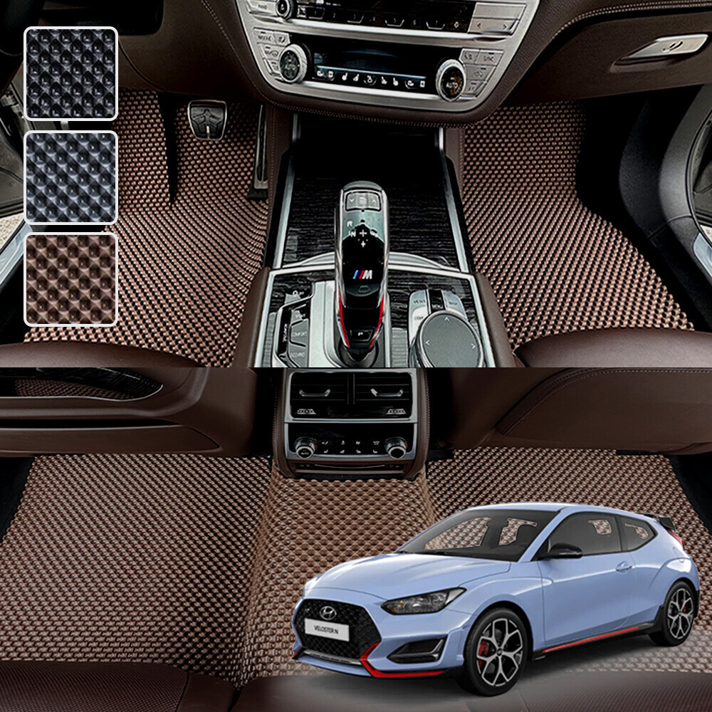 벨로스터 전용 3D 엠보싱 차세대 고무매트 1열2열 세트