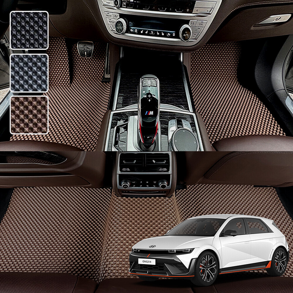 아이오닉5 N NE 전용 3D 엠보싱 차세대 고무매트 1열2열 세트