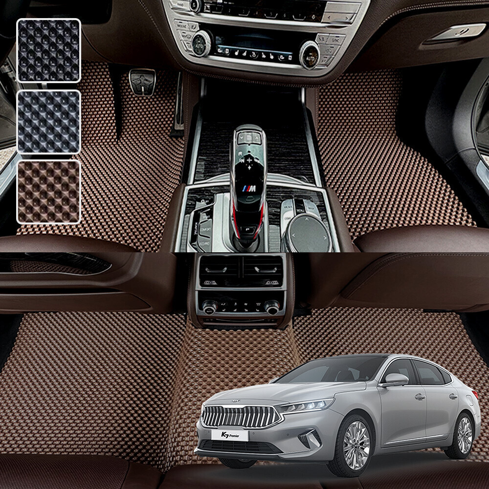 K7 프리미어 전용 3D 엠보싱 차세대 고무매트 1열2열 세트