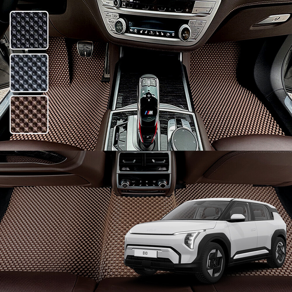 EV3 전용 3D 엠보싱 차세대 고무매트 1열2열 세트