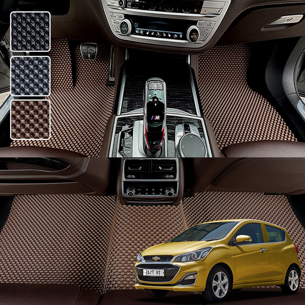 올뉴 스파크 3세대 전용 3D 엠보싱 차세대 고무매트 1열2열 세트