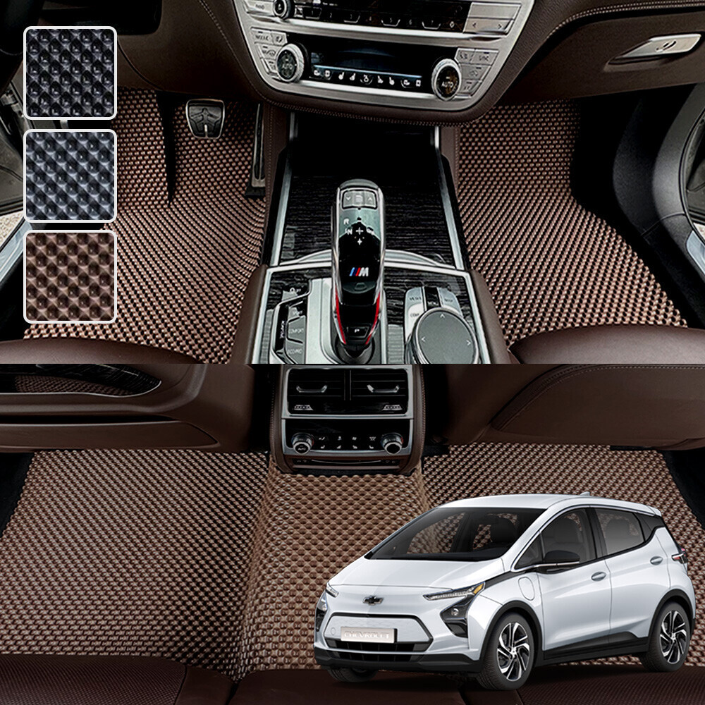 볼트EV 전용 3D 엠보싱 차세대 고무매트 1열2열 세트