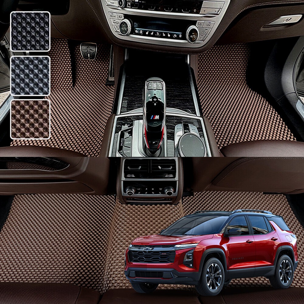 이쿼녹스 (2018년이후) 전용 3D 엠보싱 차세대 고무매트 1열2열 세트