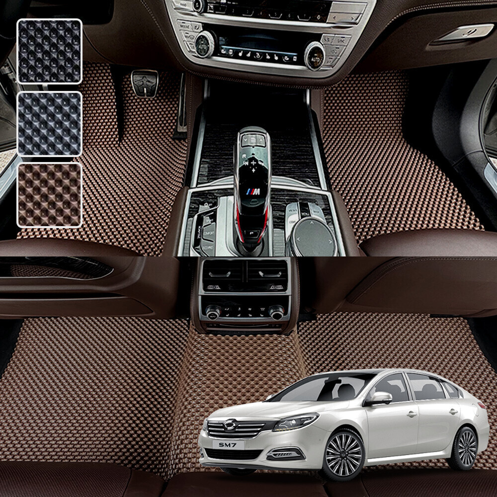 올뉴 SM7 노바 (2011.8~) 전용 3D 엠보싱 차세대 고무매트 1열2열 세트