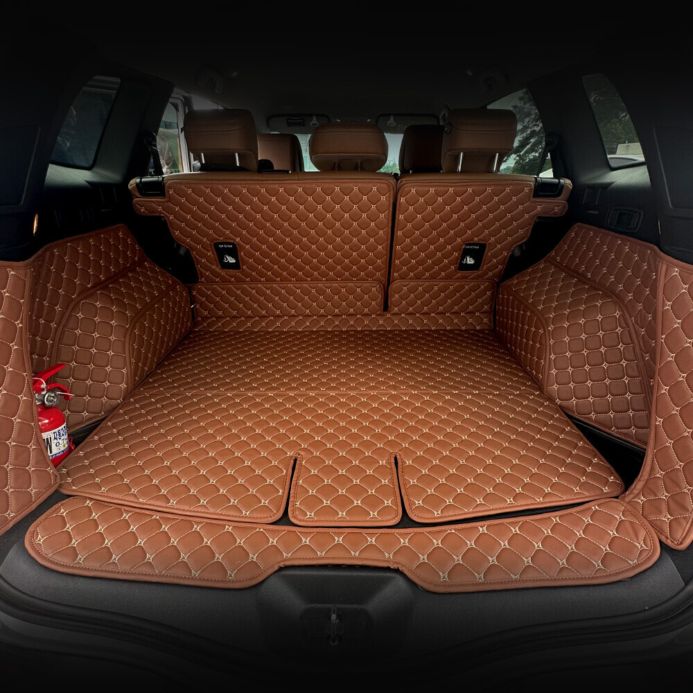 컨셉토 3D 가죽 퀼팅 뉴 QM6 전용 풀커버 사이드 트렁크 매트 세트(LPG 불가)