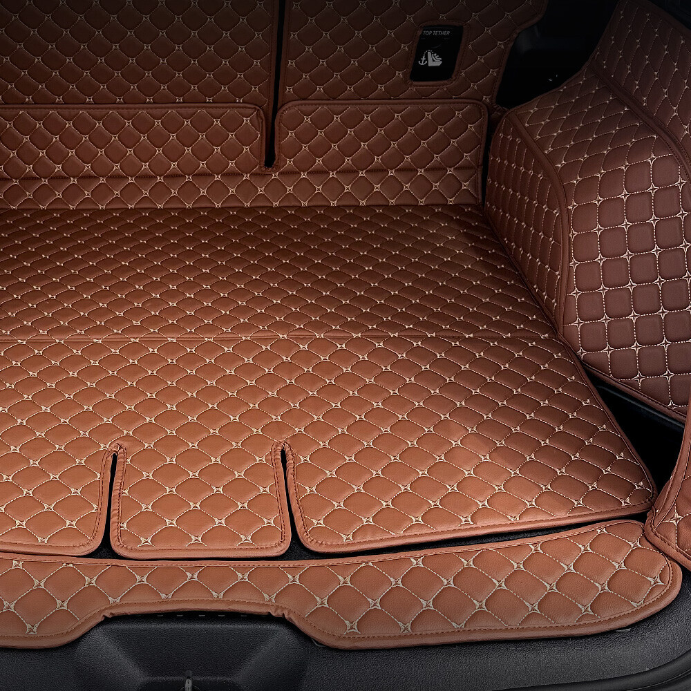 컨셉토 3D 가죽 퀼팅 뉴 QM6 전용 풀커버 사이드 트렁크 매트 세트(LPG 불가)
